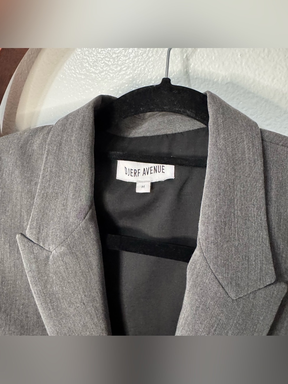 Djerf Avenue Cropped It Blazer Jacket Grey - Picture 7 of 11